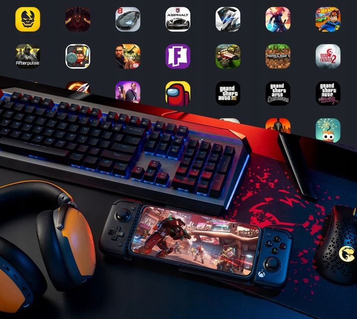 Kontroler Mobilny Gamesir X2 Pro Biały, Wejście Usb-c Z Uchwytem Na Te