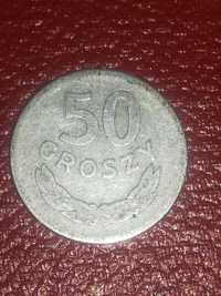 50 groszy 1949 alu bez znaku menniczego