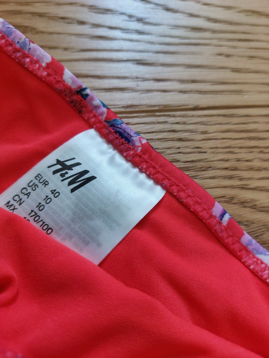 H&M majtki bikini rozm 40, w kwiaty, nowe