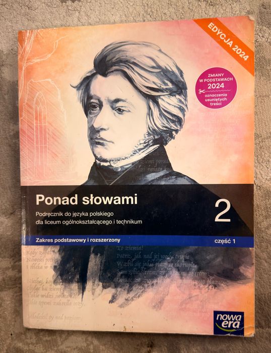 Ponad słowami 2. Część 1. Język polski. Zakres podstawowy i rozszerzon