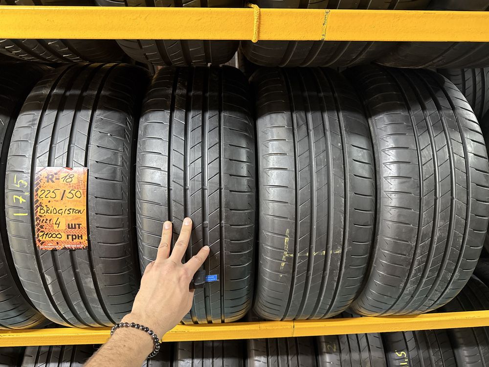 225/50 R18 Bridgestone 4шт 2021рік