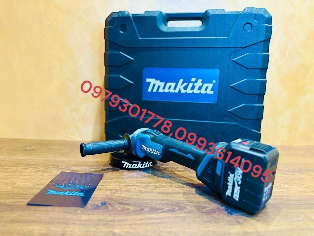 Makita 3в1 Набор Болгарка DGA504 + Шуруповерт DHP485 Перфератор DHR202