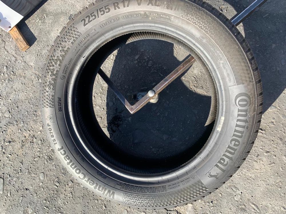 Шини 225/55 R17 Continental 2023/21p зима 7,7/6,5мм