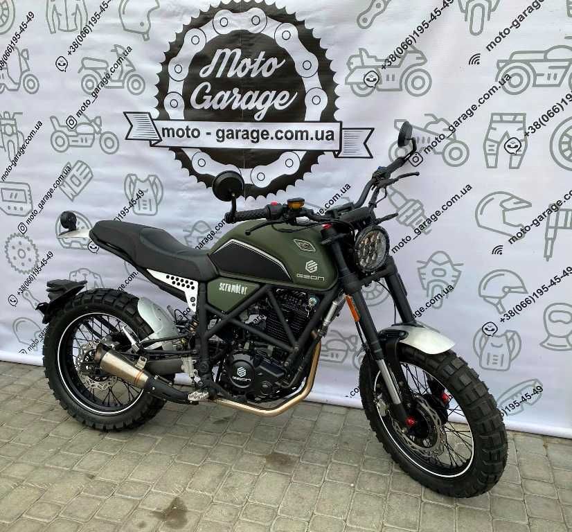 Geon Scrambler 2024 на Moto-Garage. Масло и доставка в подарунок