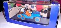 Carro de coleção Tintin Jeep Bleue - Objetif lune 1953