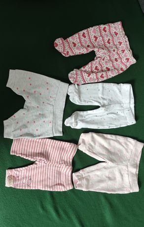 Spodnie niemowlęce dziewczęce 56-62