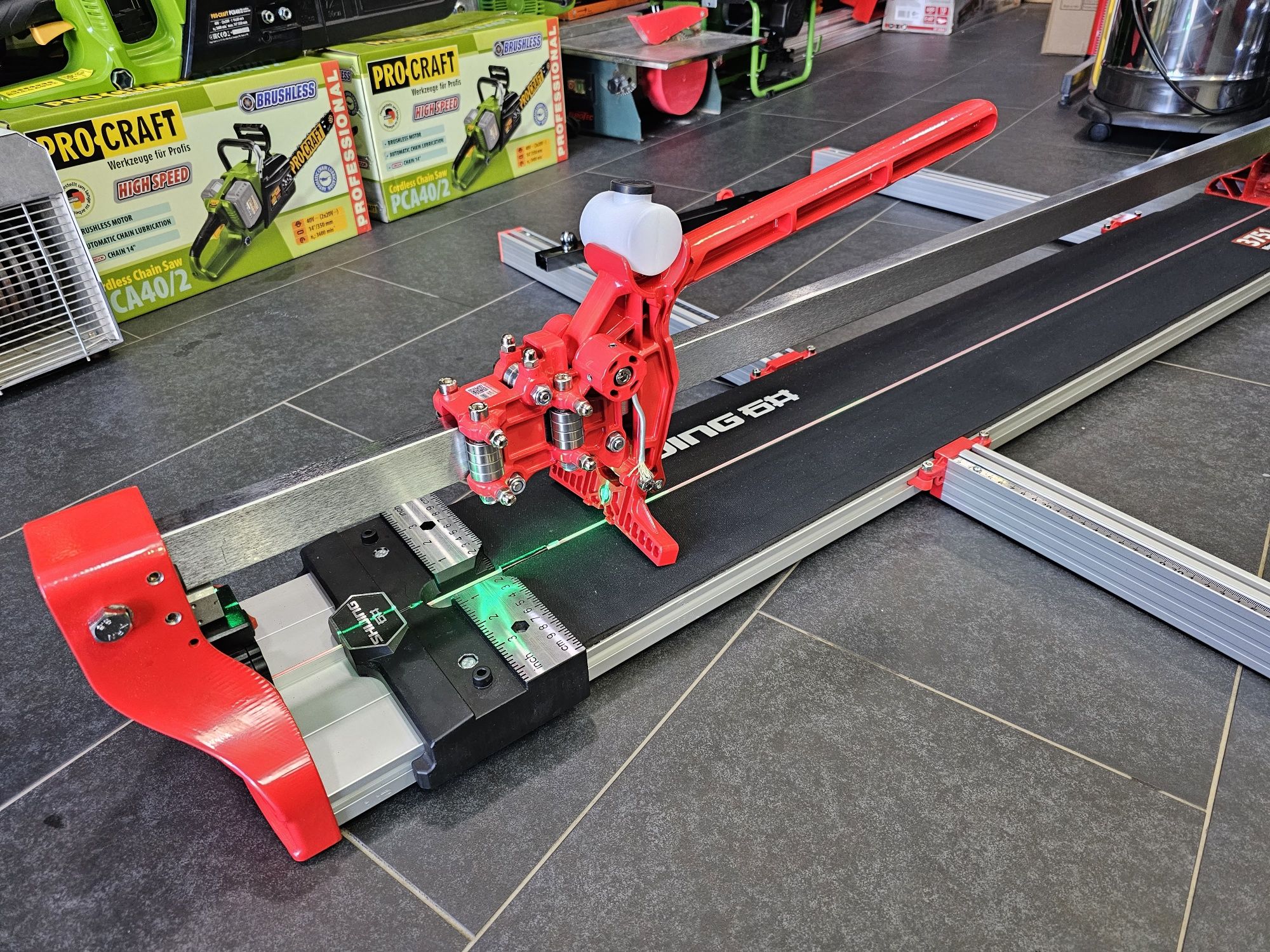 Shijing 3751 1200мм Плиткорез Монорельсовый Оригинал С литой рельсой