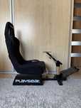 Zestaw fotel Playseat Evolution Alcantara + Playseat Seatslider sanki
