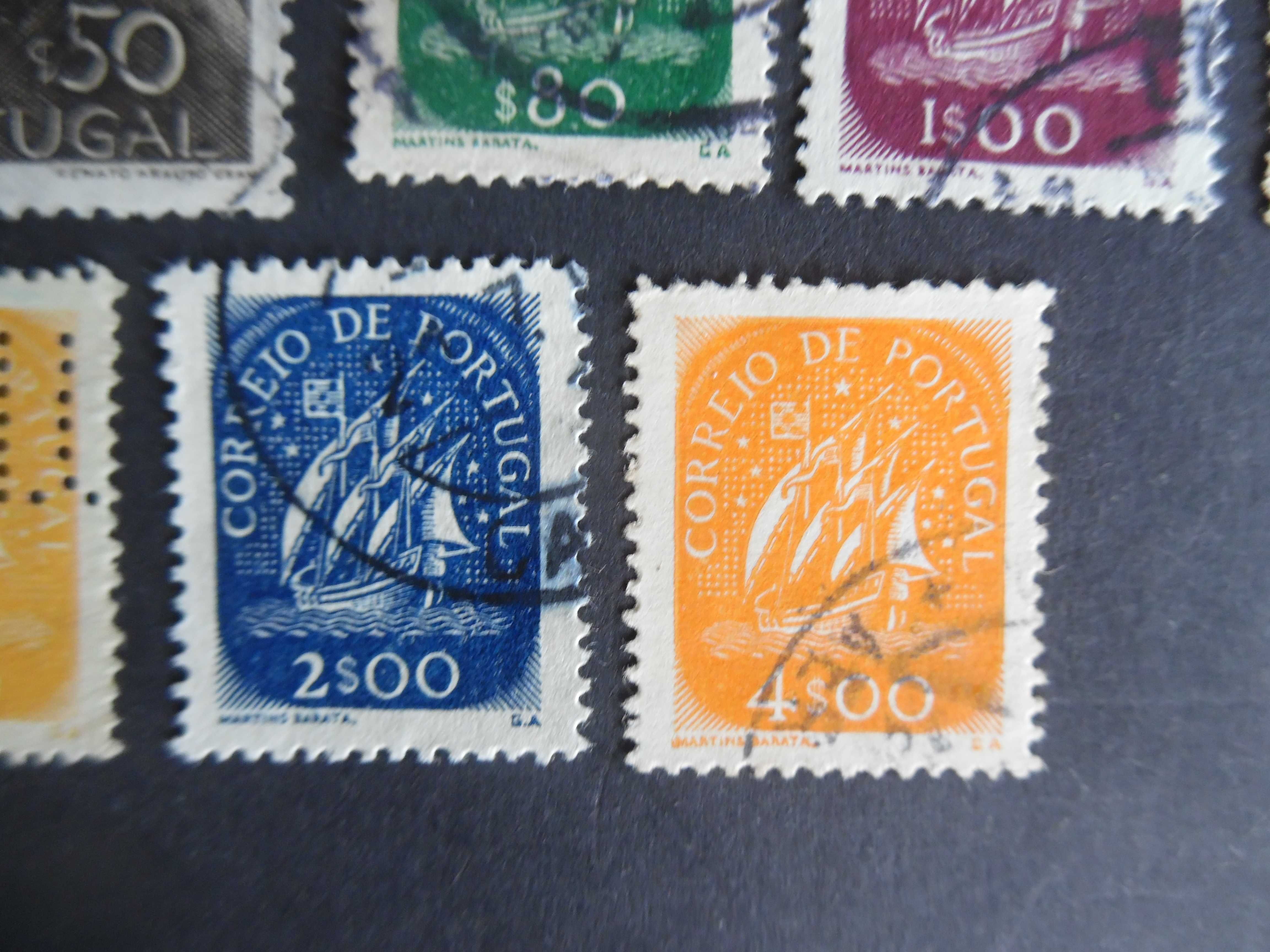 Selos Portugal 1946/47/48- Coleções incompletas. Bons valores