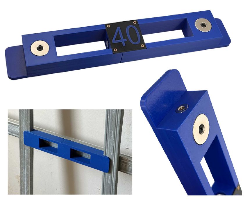 Przyrząd magnetyczny do profili cd60 dystanser sucha zabudowa 40CM