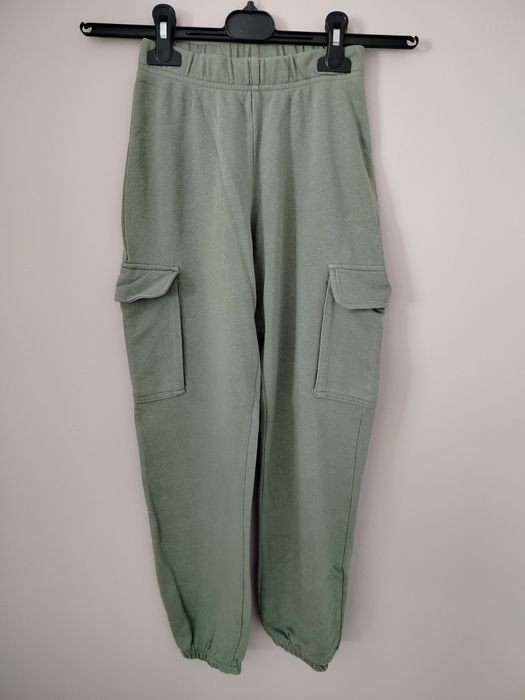 Spodnie dresowe bojówki H&M rozmiar 140