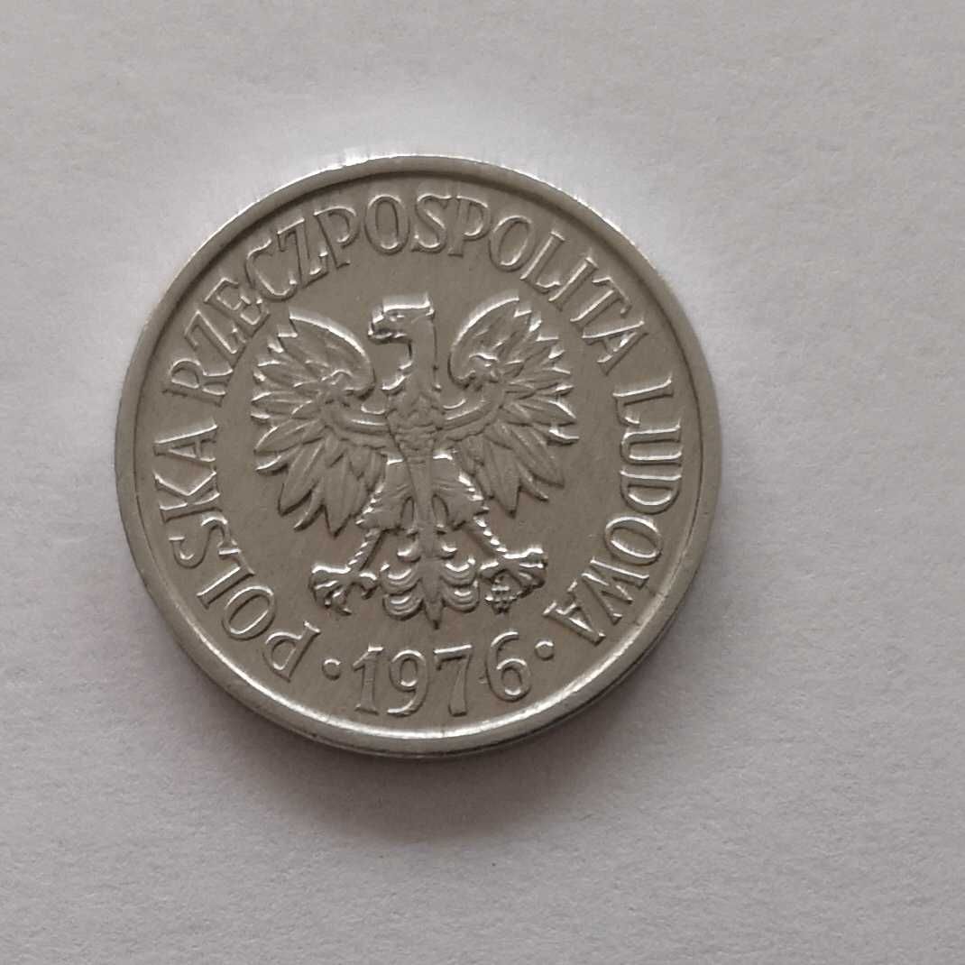 Moneta PRL 20 groszy 1976r.Al Stan monety widoczny na zdjęciach.