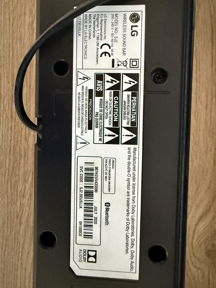 Subwoofer Lg sj2