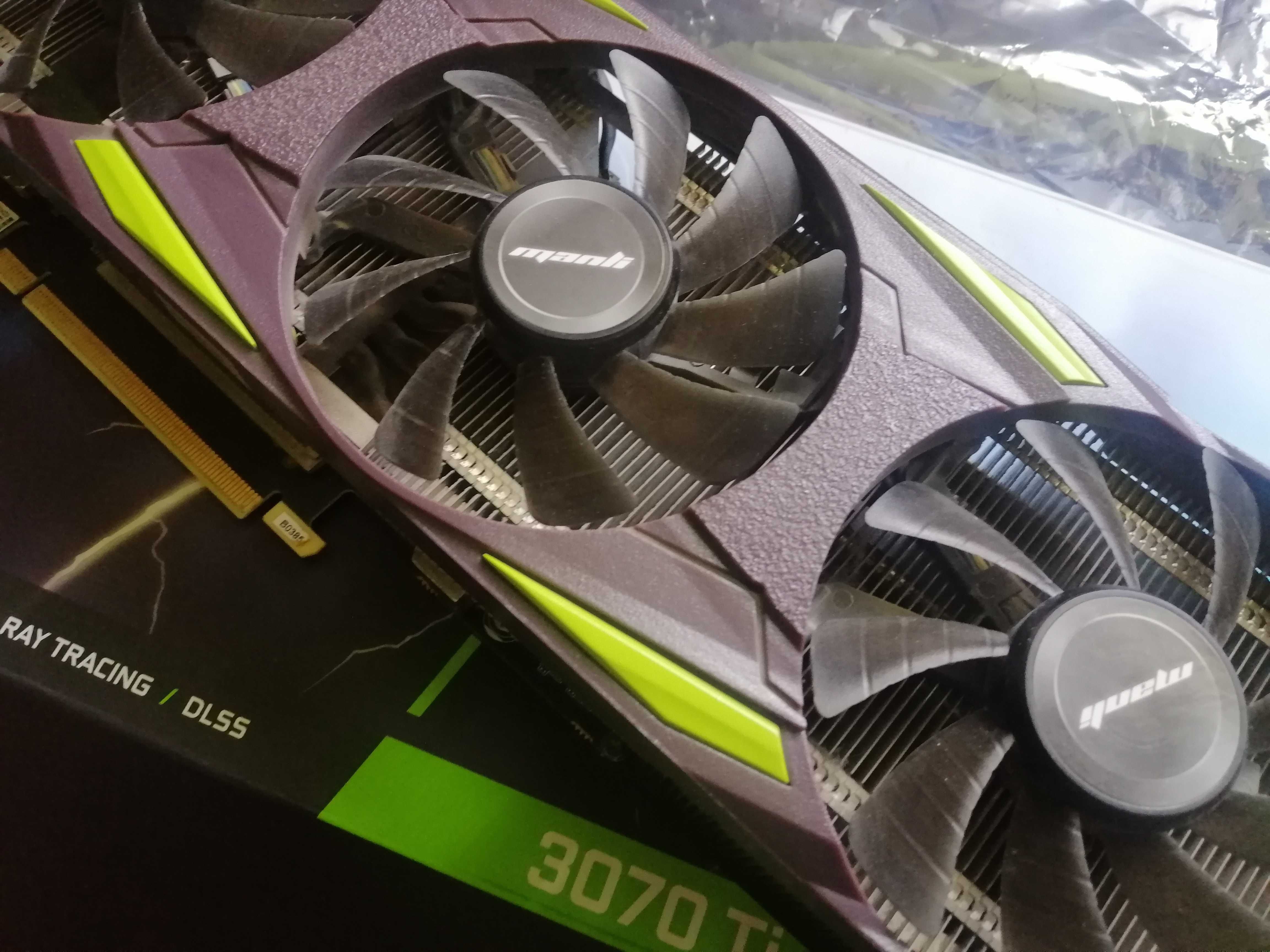 RTX3070TI 8GB Manli Gallardo (видеокарта, тащит все игры на ультра 4К)