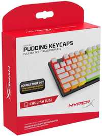 HyperX Pudding Keycap White klawisze zamienne US białe