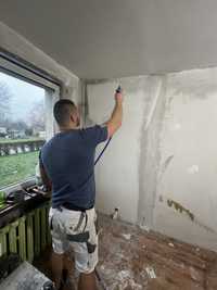 Gładzie natryskowe malowanie natryskowe lub tradycyjne remonty