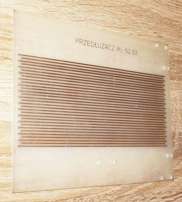 Płytka PCB przedłużacza RL-62,63 modułów ze złączami ELTRA 31 PIN 851