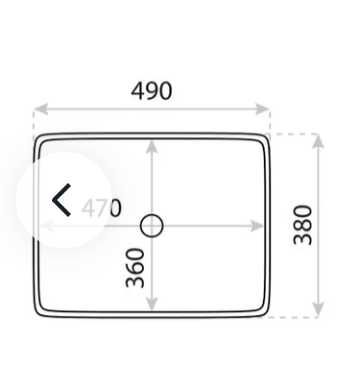 Umywalka nadblatowa lavita Vittoria