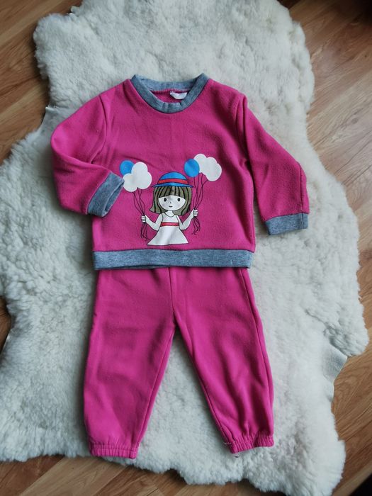 Dres ocieplany różowy