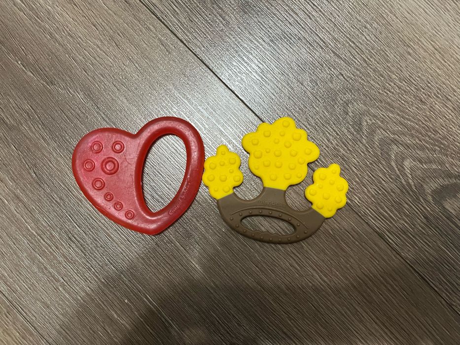 Gryzaki silikonowe mombella applle tree drzewko i serduszko