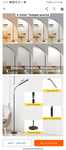 Lampa stojaca led z pilotem