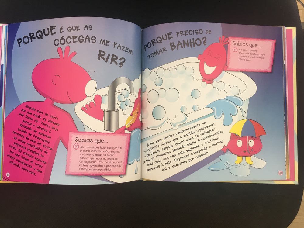 Livro Infantil do Corpo Humano 50 perguntas e todas as respostas