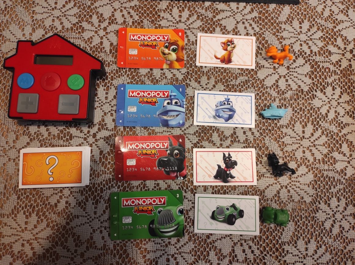 Gra planszowa Hasbro Monopoly Junior Electronic Banking