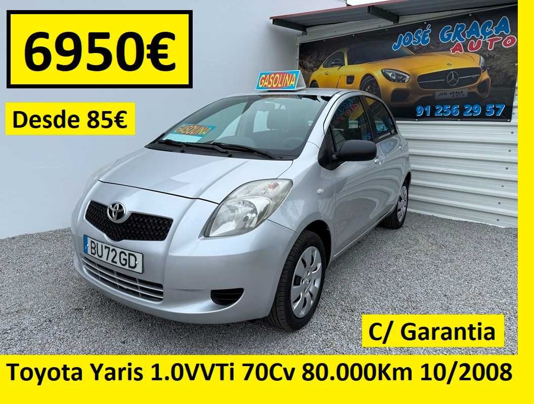 Toyota Yaris 1.0VVTi 70Cv 80.000Km 10/2008