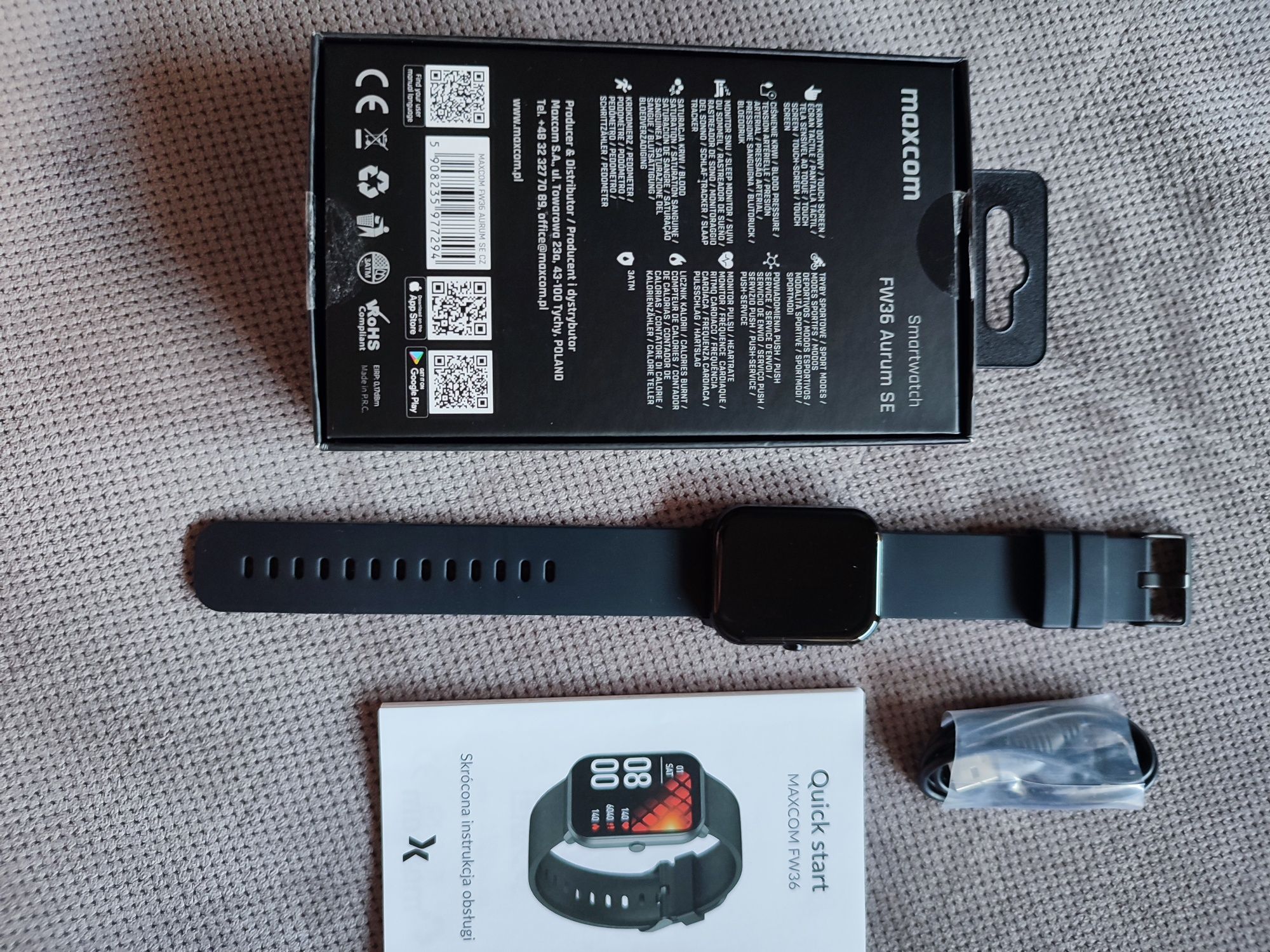 Smartwatch Maxcom fw36 nowy