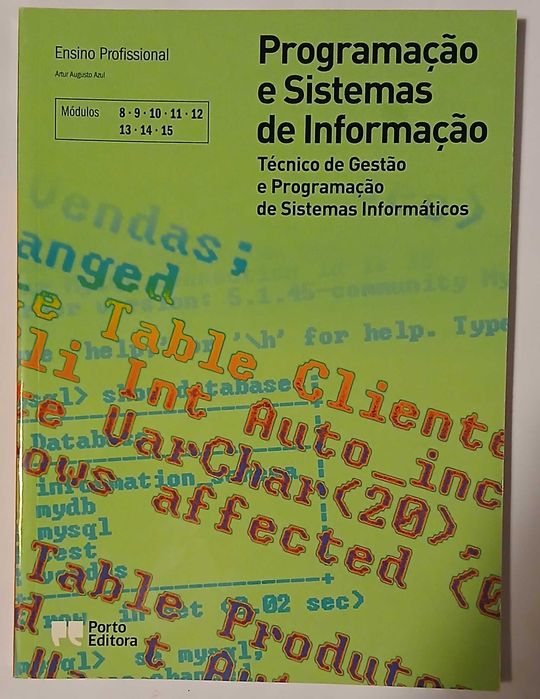 Programação e Sistemas de Informação (Mód. 8 a 15)