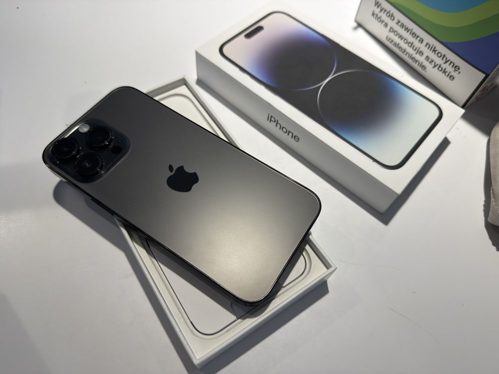 Apple iPhone 14 Pro 128gb Space Black OSKIKOM tecza