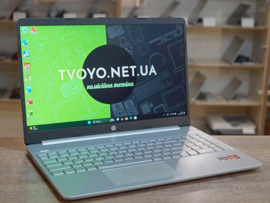 ГАРАНТІЯ HP (FullHD іPS/AMD Ryzen 3 5300U/RAM 8гб DDR4/SSD 512гб)TVOYO
