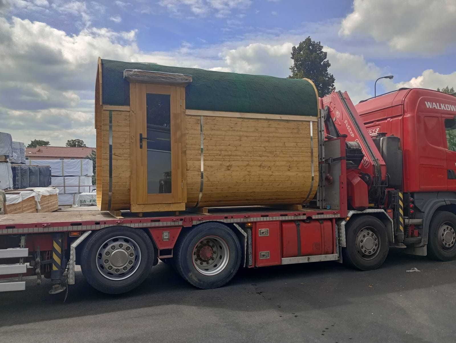 Cube Medium Close 2,4m sauna ogrodowa, kwadratowa, zewnętrzna
