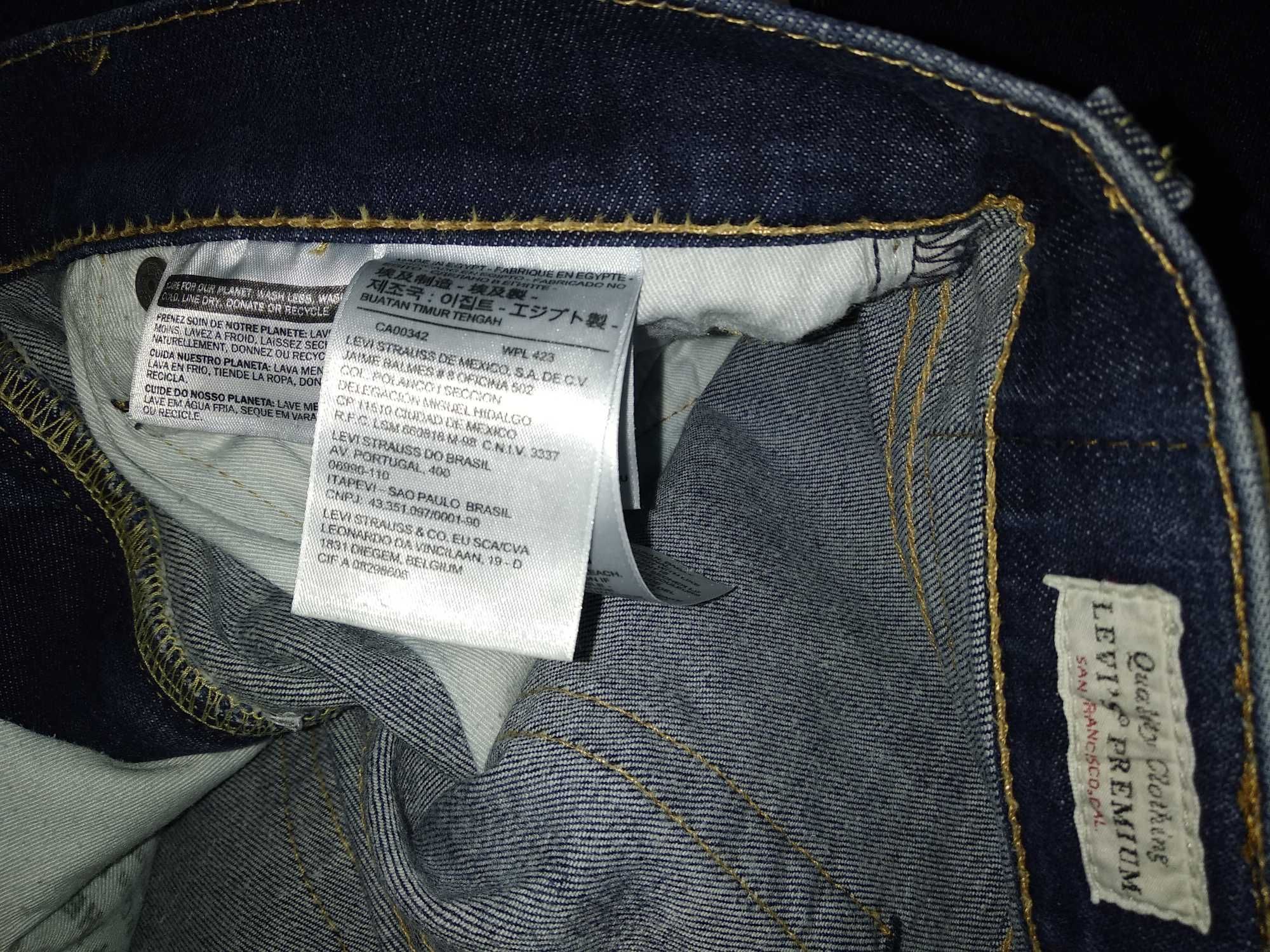 Джинси LEVIS 510 San Francisco premium W32 L32 made in  Egypt