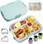 Lunch box GUFI RABBIT 920 ml śniadaniówka z foremkami dla dzieci