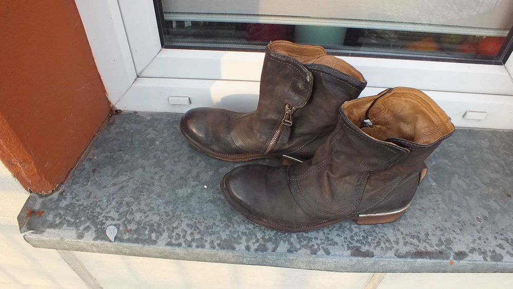 Super botki skóra marki droga marka AirStep roz41