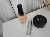 Avon zestaw podkład puder brązujący pomadka