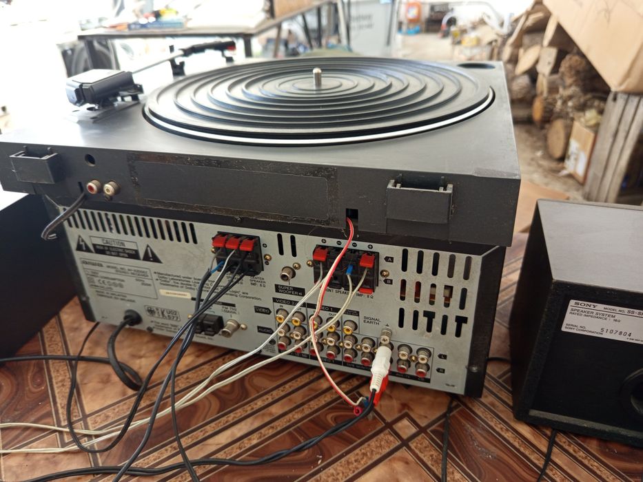 Ресивер с винилом aiwa