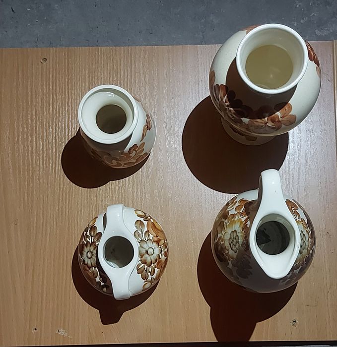 Włocławek fajans 4 sztuki