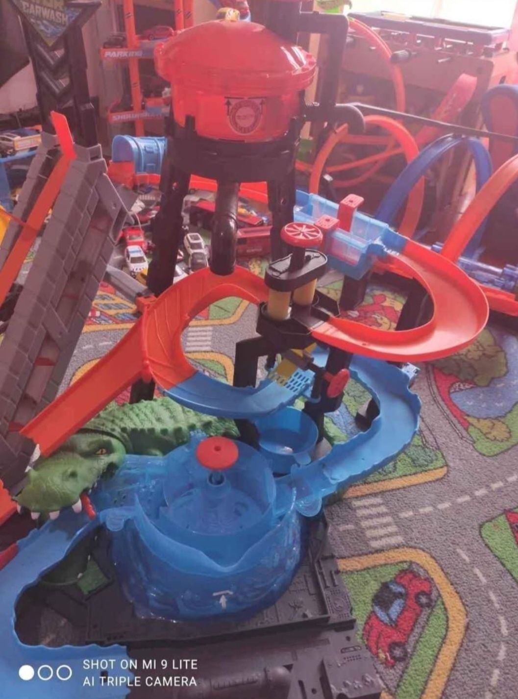 Pista Hot Wheels - Ultimate Gator CarWash