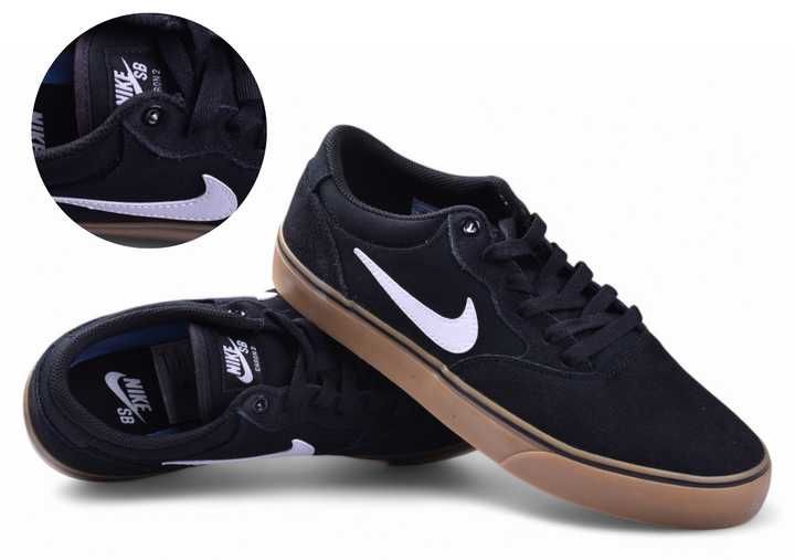 Buty Męskie Trampki Nike SB CHRON 2 czarne -002 r.42,5 wys.24h