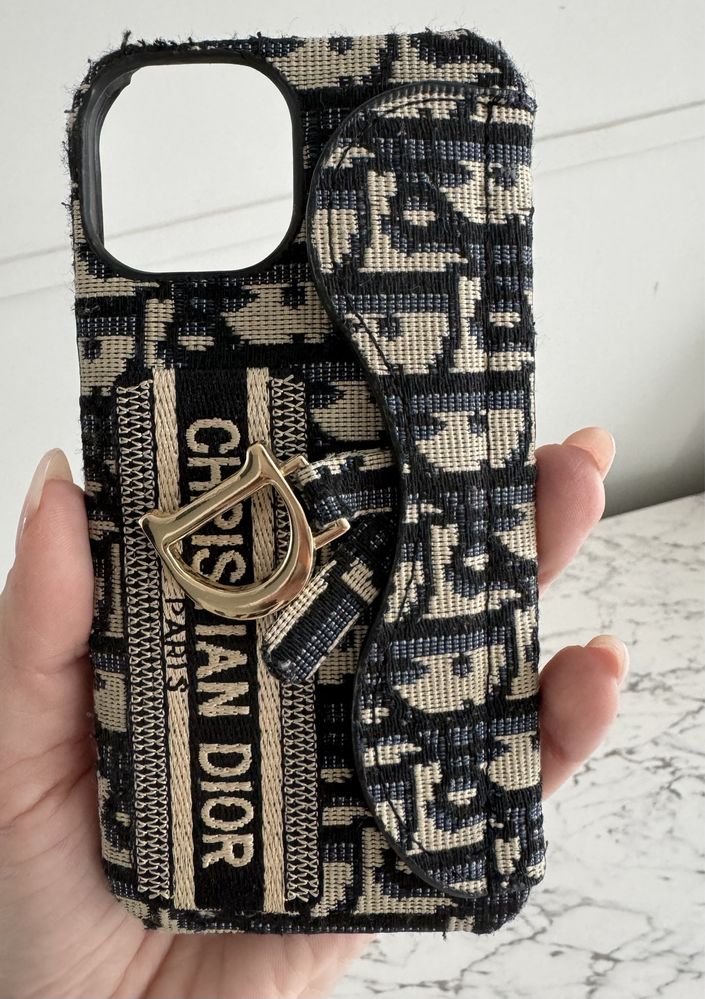 Dior etui iphone 13 materiałowe oryginał