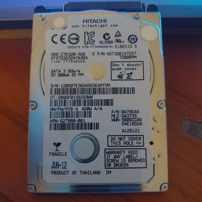 HITACHI HDD 27k320-320