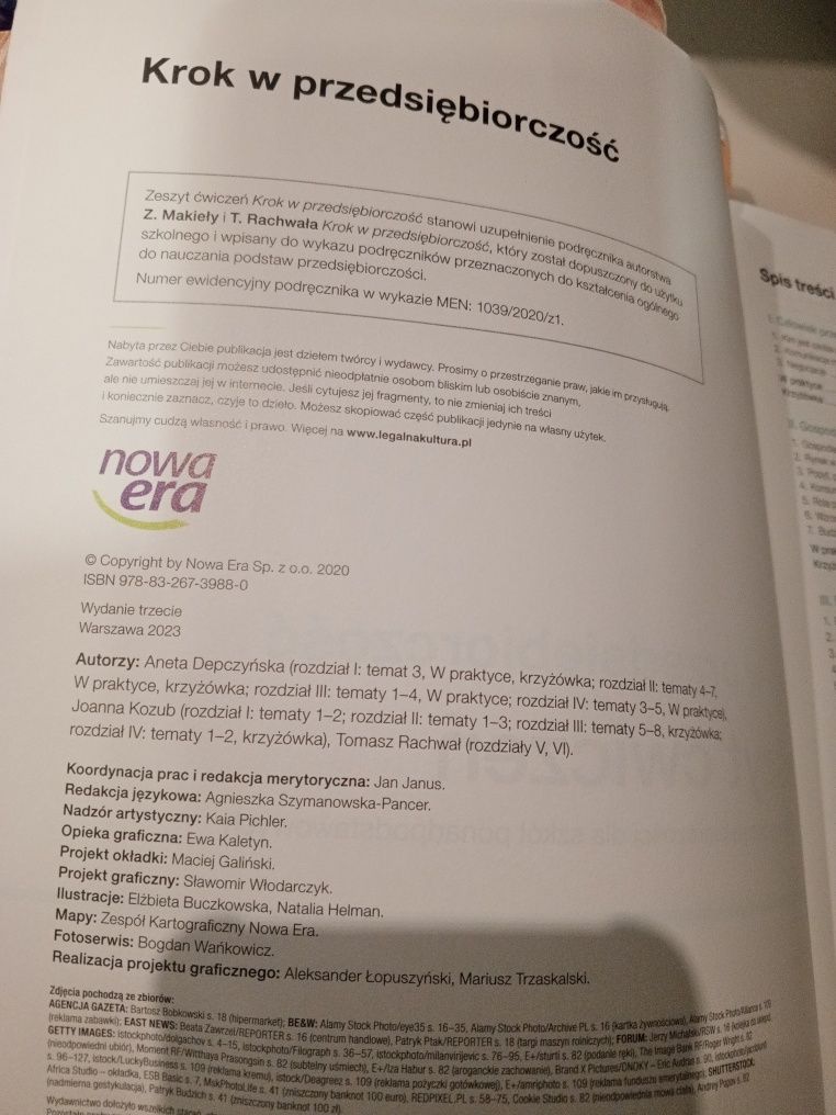 Zeszyt ćwiczeń do przedsiębiorczości