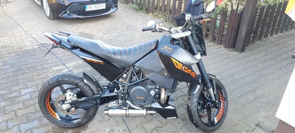 KTM Duke 690 prod 2009 carbon gpr 24kkm