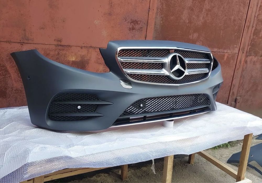 Бампер передний Mercedes Benz E class W213 AMG решетка радиатора