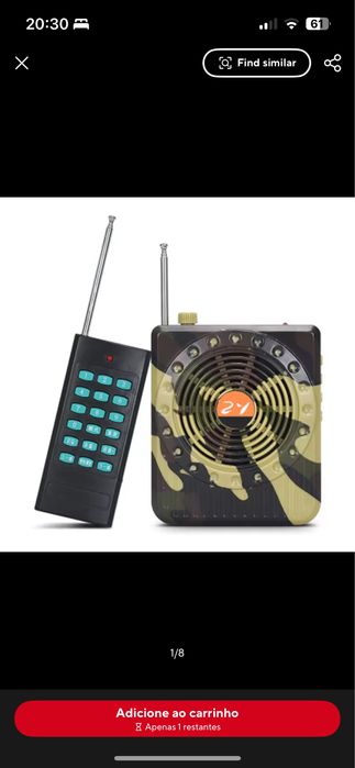 Aparrlho ultrasonico com comando até 500 metros