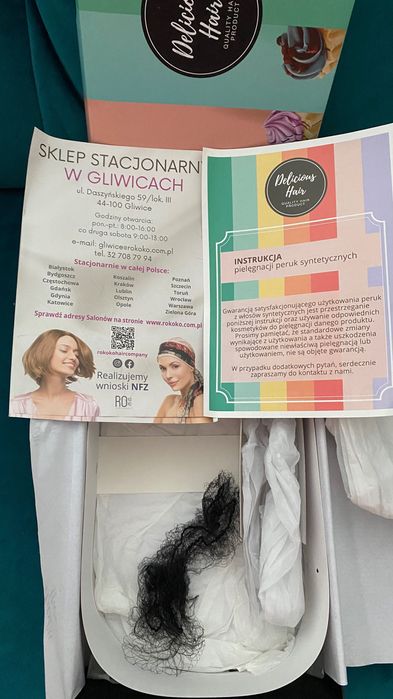 Nowa peruka. Po chemioterapii. Blond z odrostem