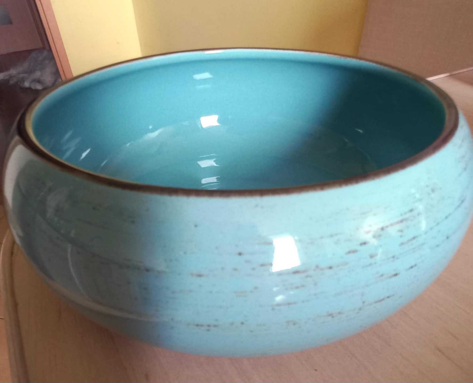 Porcelana Bogucice zestaw miski, mlecznik, cukiernica, półmisek