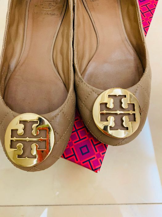 Балетки Tory Burch, оригинал, кожа, туфли стеганые под Chanel
